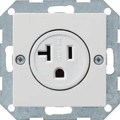 Gira steckd. 2-p NEMA 5-20 R System 55 Reinweiß (048703)