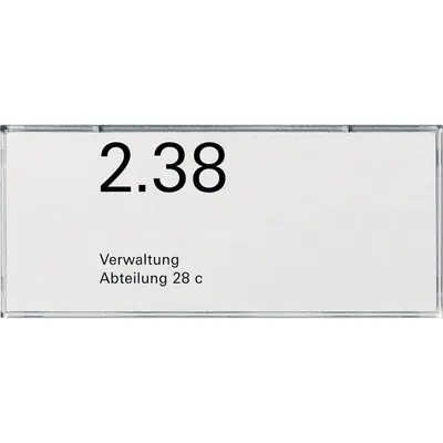 Gira namens-/Türschild 2-fach Zubehör (107200)
