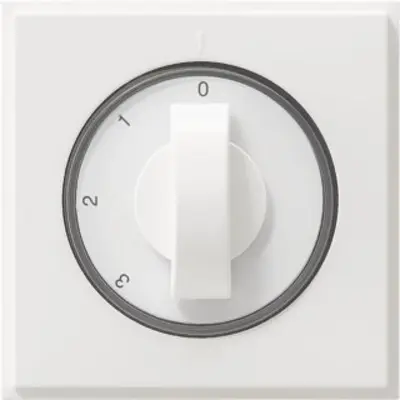 Gira Drehbedienaufsatz Dreistufenschalter TX44 weiß (066566)