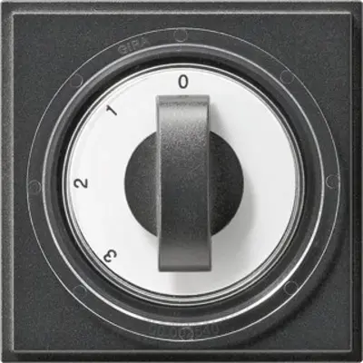 Gira Drehbedienaufsatz Dreistufenschalter TX44 anthrazit (066567)