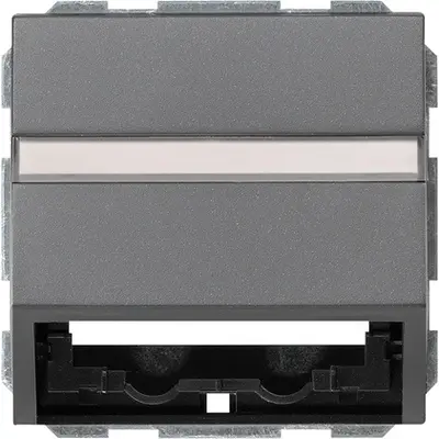 Gira Universelle Datenkappe mit Tragring System 55 anthrazit matt (087028)