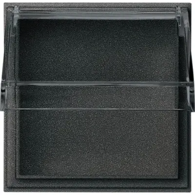 Gira adapterrahm mit Klappdeckel transparentem TX44 anthrazit (040967)