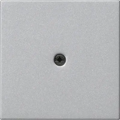 Gira Abdeckung für Schnurableitung und Fernmeldeverbinderdose System 55 aluminium matt (027426)