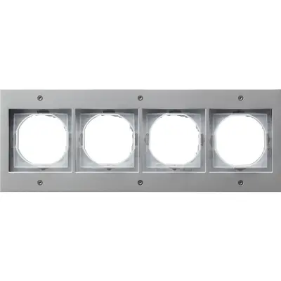 Gira Abdeckrahmen 4-fach TX44 aluminium (021465)