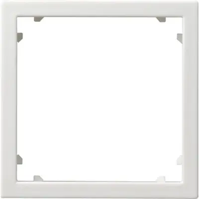 Gira adapterrahmen 45 x 45 mm System 55 weiß glänzend (028303)