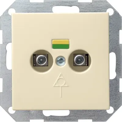Gira potenzialausgleich-Dose 2-fach System 55 Cremeweiß (040501)