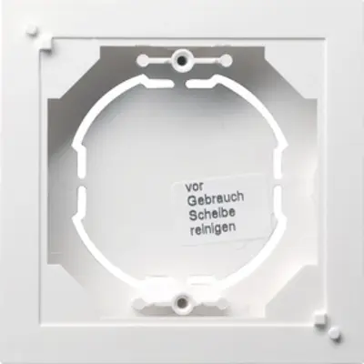 Gira Aufputzgehäuse 1-fach flach für max. 42 V ohne Abdeckrahmen E2 weiß glänzend (021929)