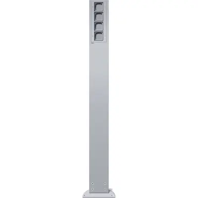 Gira e-Säule 4x Leereinheit 1400 mm Gira Energiesäule F Alu (135426)