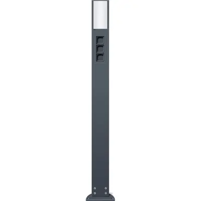 Gira e-Säule Licht + 3x Leereinheit 1600 mm Gira Energiesäule Anthrazit (135328)