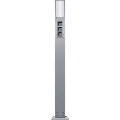 Gira e-Säule Licht + 3x Leereinheit 1600 mm Gira Energiesäule F Alu (135326)