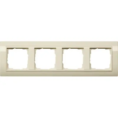 Gira Abdeckrahmen 4-fach B creme (0214021)