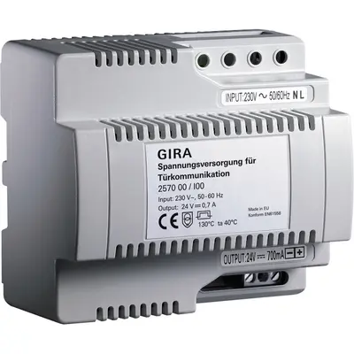 Gira spannungsvers. DC 24 V 700 mA REG Türko (257000)
