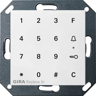 Gira Gira Keyless In Codetastatur System 55 Reinweiß (260503)
