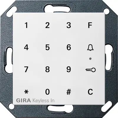Gira Gira Keyless In Codetastatur System 55 Reinweiß m (260527)