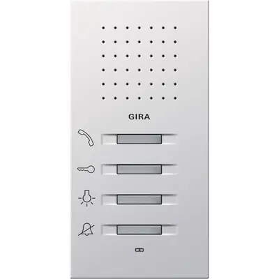 Gira wohnungsstation AP F100 Weiß glänzend (1250112)
