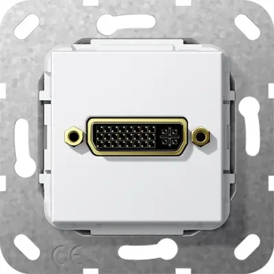 Gira DVI (24+5) Kpl. Einsatz Reinweiß (564403)