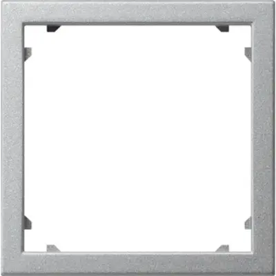 Gira adapterrahmen quadr. 45 x 45 mm System 55 F Alu (028326)