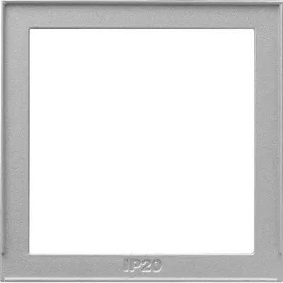 Gira adapterrahm mit quadratischem AusschnittIP20 TX44 aluminium (028965)
