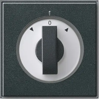 Gira Drehbedienaufsatz Jalousie- und Zeitschalter TX44 anthrazit (066667)