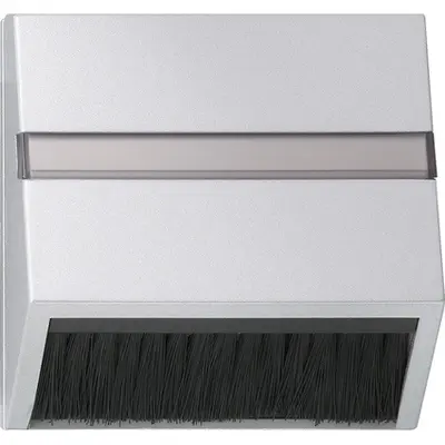 Gira aufsteckbare Abdeckhaube 50×50 mm ohne Tragring System 55 aluminium matt (068226)