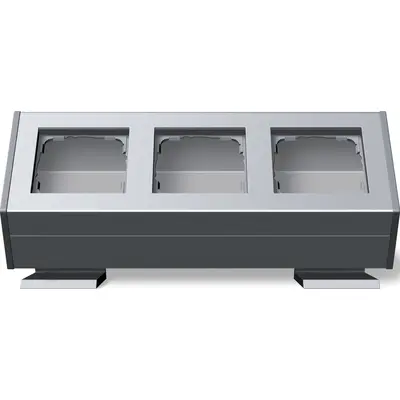 Gira profil 3-fach Befestig.winkel Profil 55 Aluminium (119326)