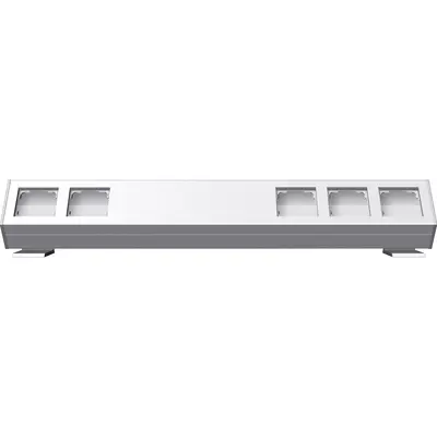 Gira profil 5-fach 600 mm Befestig.winkel Profil 55 Reinweiß(lack.) (119527)