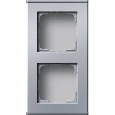 Gira profil 2-fach senkr. + waager. Profil 55 Aluminium (136226)