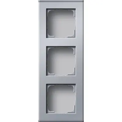 Gira profil 3-fach senkr. + waager. Profil 55 Aluminium (136326)