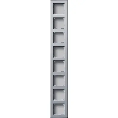 Gira profil 8f senkr. + waager. Profil 55 Aluminium (136626)
