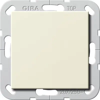 Gira wippschalter BS 20 AX Aus 2-p System 55 Cremeweiß (283601)