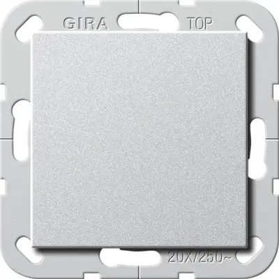 Gira wippschalter BS 20 AX Aus 2-p System 55 F Alu (283626)