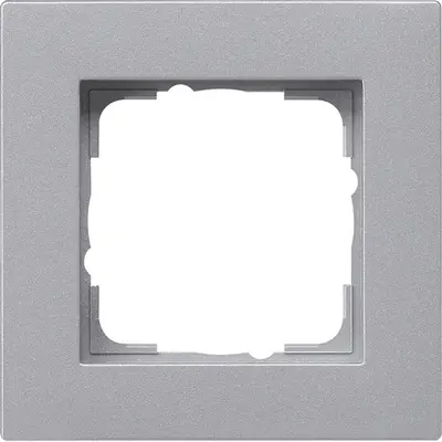 Gira Abdeckrahmen 1fach E2 flach aluminium matt (0211255)