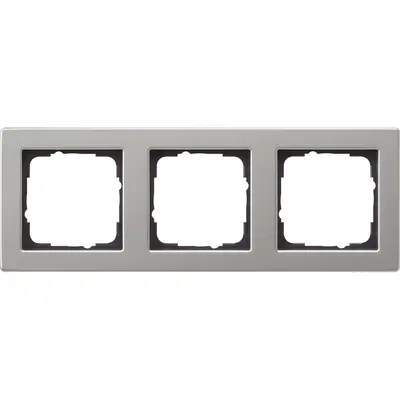 Gira Abdeckrahmen 3fach E2 edelstahl (021333)