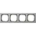 Gira Abdeckrahmen 4fach E2 edelstahl (021433)