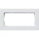 Gira Abdeckrahmen 2-fach ohne Mittelseg E2 flach weiß matt (1002225)
