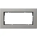 Gira Abdeckrahmen 2-fach ohne Mittelseg E2 flach edelstahl (1002335)