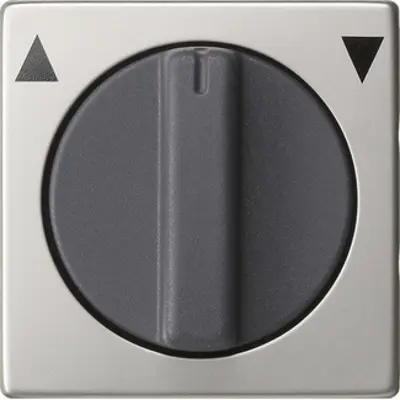 Gira Drehbedienaufsatz Jalousieschalter System 55 edelstahl (0666600)