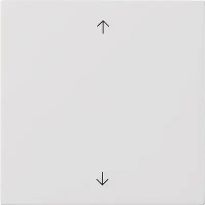Gira System 3000 Bedienaufsatz Pfeilsymbole Flächenschalter F100 weiß glänzend (5361112)