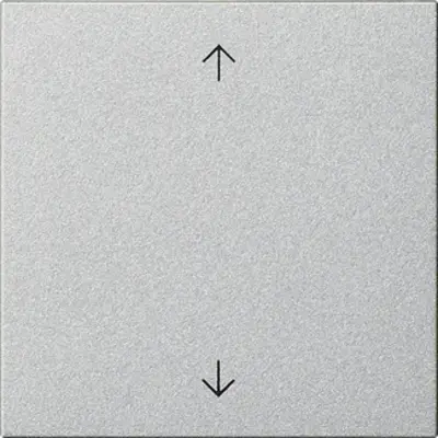 Gira System 3000 Jalousie/Tastdimmer bedienaufsatz mit pfeilsymbole System 55 aluminium matt (536126)