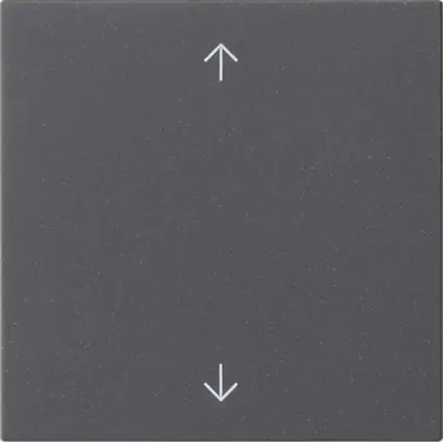 Gira System 3000 Jalousie/Tastdimmer bedienaufsatz mit pfeilsymbole System 55 anthrazit matt (536128)