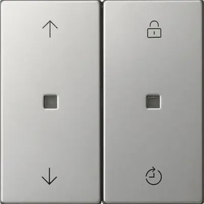 Gira System 3000 Bedienaufsatz Memory Pfeilsymbole System 55 edelstahl (5363600)