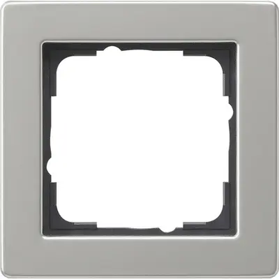 Gira Abdeckrahmen 1fach E2 edelstahl (021133)