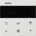 Gira Jalousie- und Zeitschaltuhr bedienaufsatz mit display System 3000 System 55 weiß matt (536627)