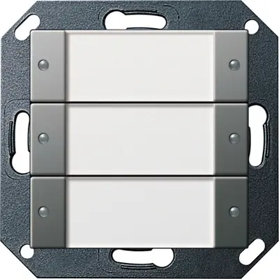 Gira tastsens.2 3-fach 24 V pot.frei BSF System 55 Edelstahl (2003600)