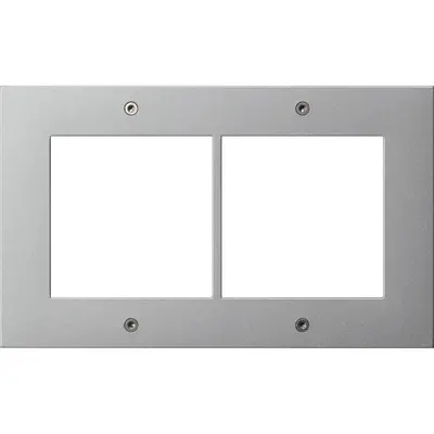 Gira designrahmen 2-fach Türstation AP Gira TX44 F Alu (850265)