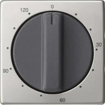 Gira dreh bedienaufsatz Zeitschalter 120 minuten System 55 edelstahl (0642600)