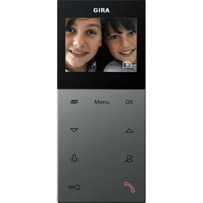Gira wohnungsstation Video AP System 55 edelstahl (1239600)