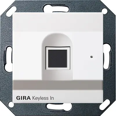 Gira Keyless In Fingerprint-Leseeinheit System 55 weiß glänzend (261703)