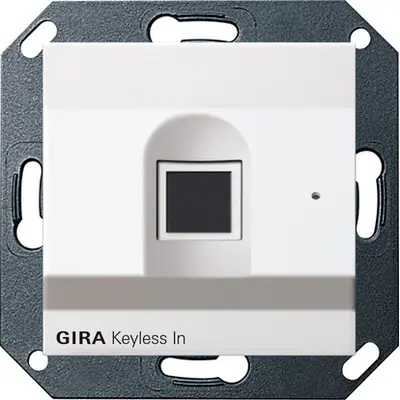 Gira Keyless In Fingerprint-Leseeinheit System 55 Weiß matt (261727)