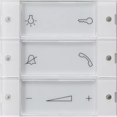 Gira aufsatz Bedientaster Wohnungsstation System 55 Klar (850003)